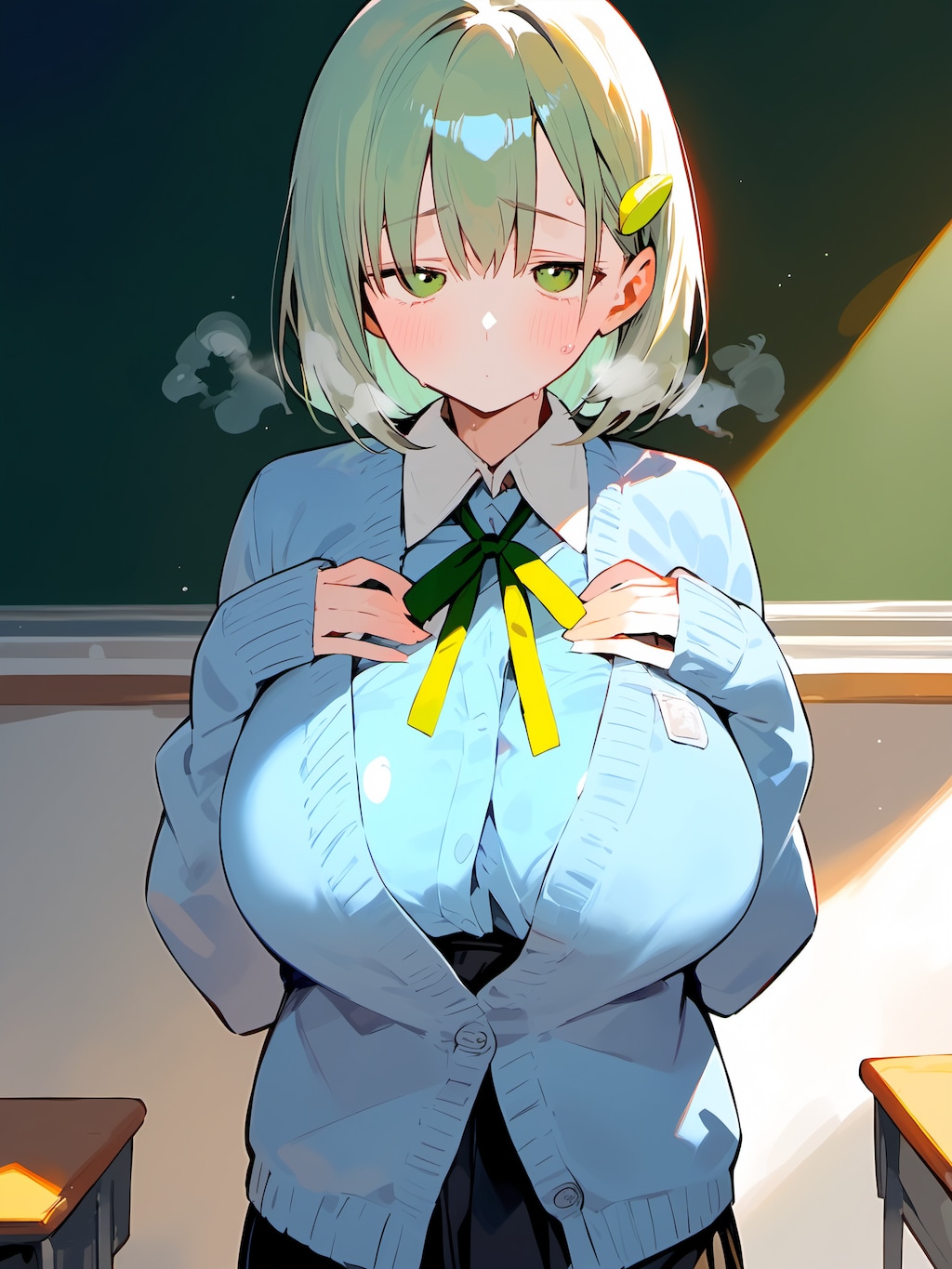 爆乳JK♪　すごく苦労が多いの！♡（7枚）