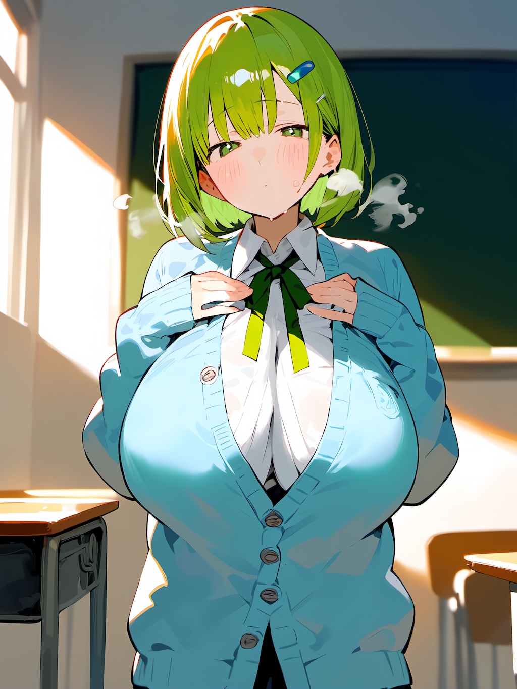 爆乳JK♪　すごく苦労が多いの！♡（7枚）