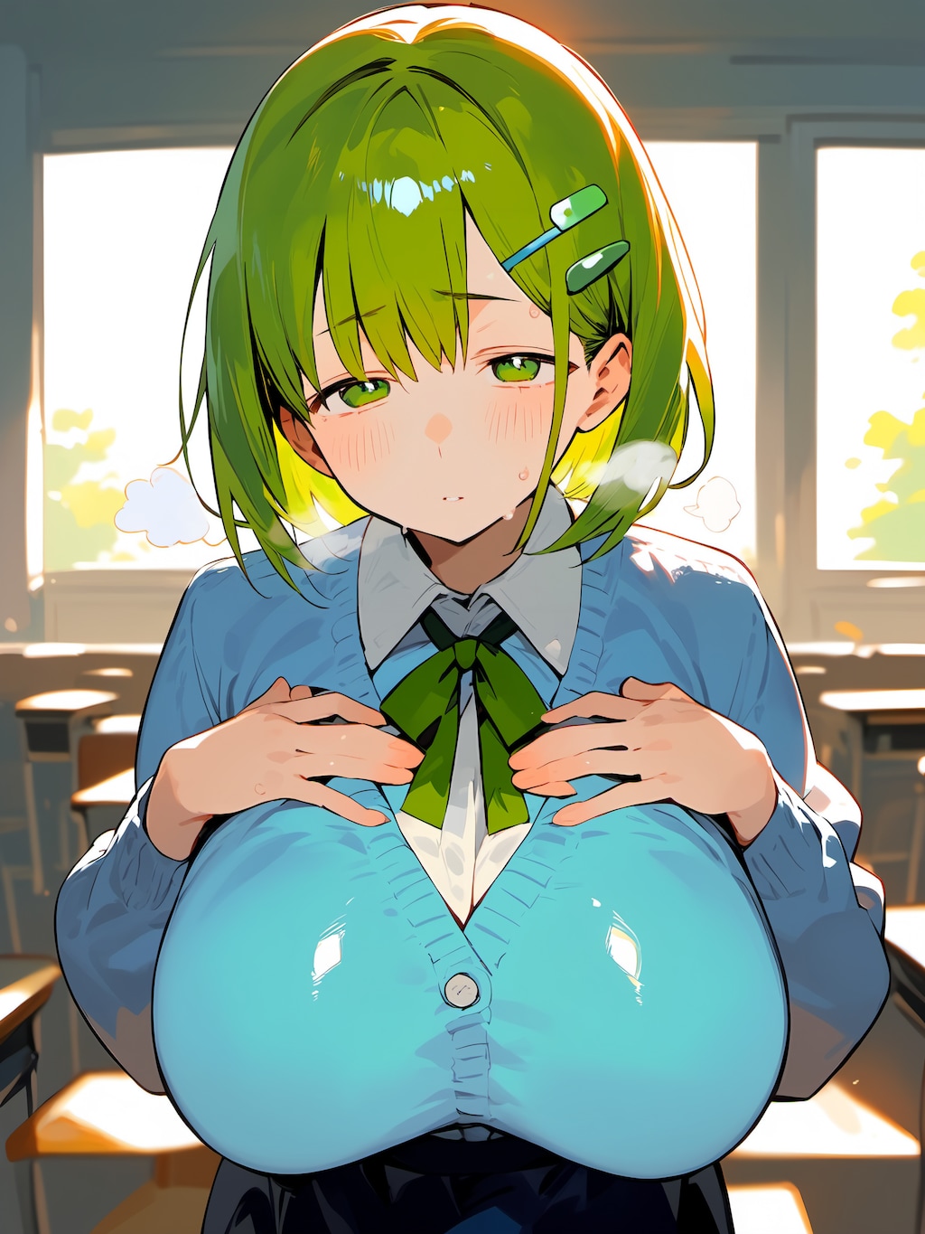 爆乳JK♪　すごく苦労が多いの！♡（7枚）