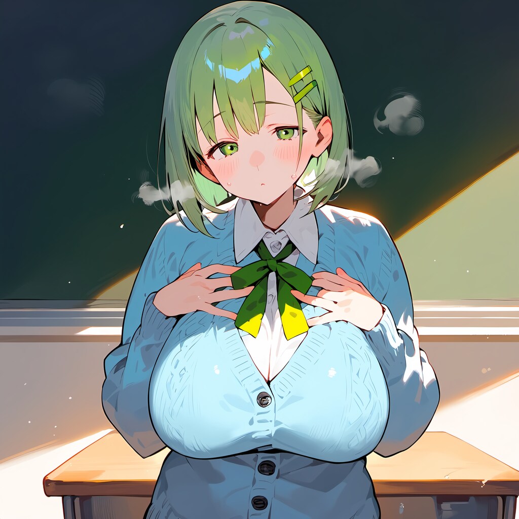爆乳JK♪　すごく苦労が多いの！♡（7枚）