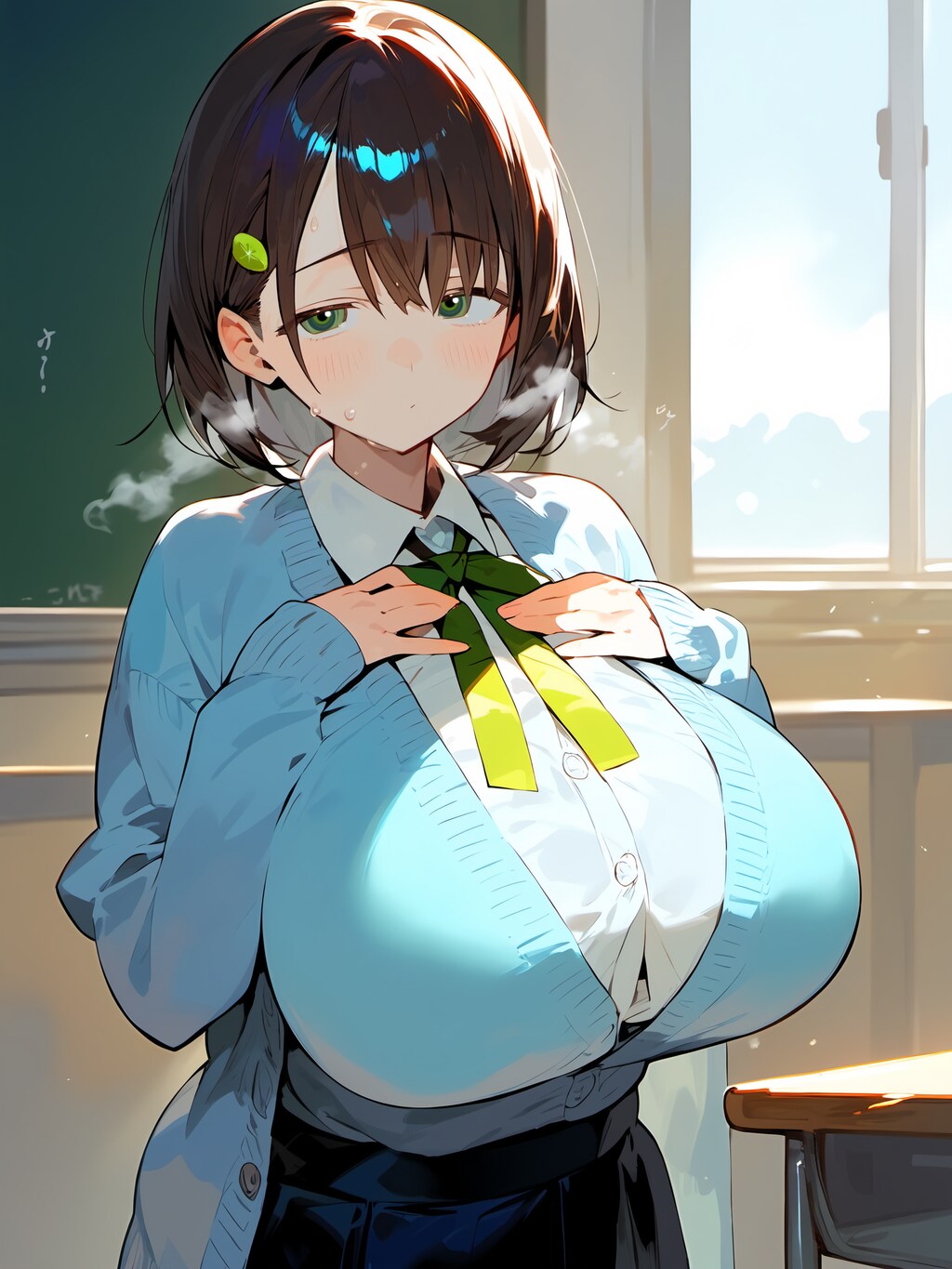 爆乳JK♪　すごく苦労が多いの！♡（7枚）