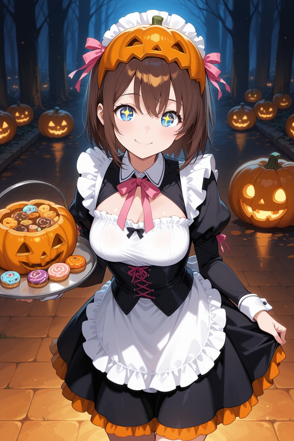 ハロウィンメイドのマシロちゃん
