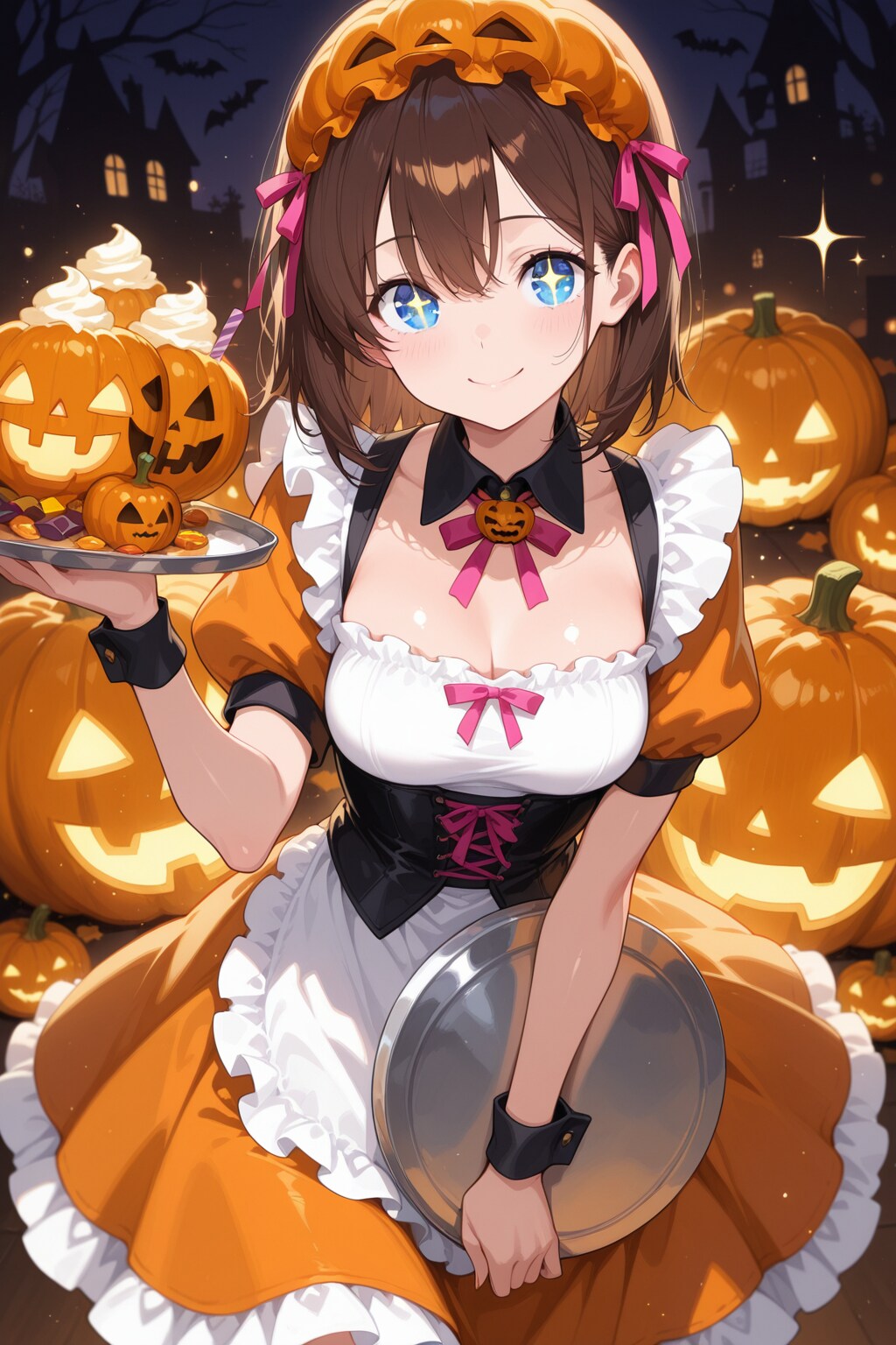 ハロウィンメイドのマシロちゃん