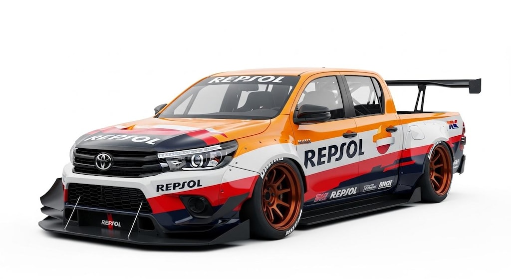 レプソルハイラックスレーシングカー