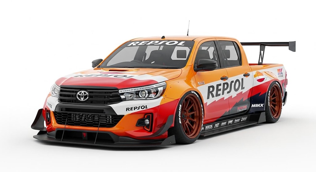 レプソルハイラックスレーシングカー