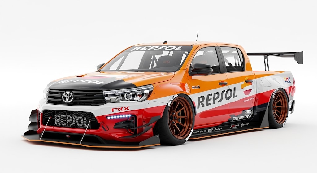 レプソルハイラックスレーシングカー