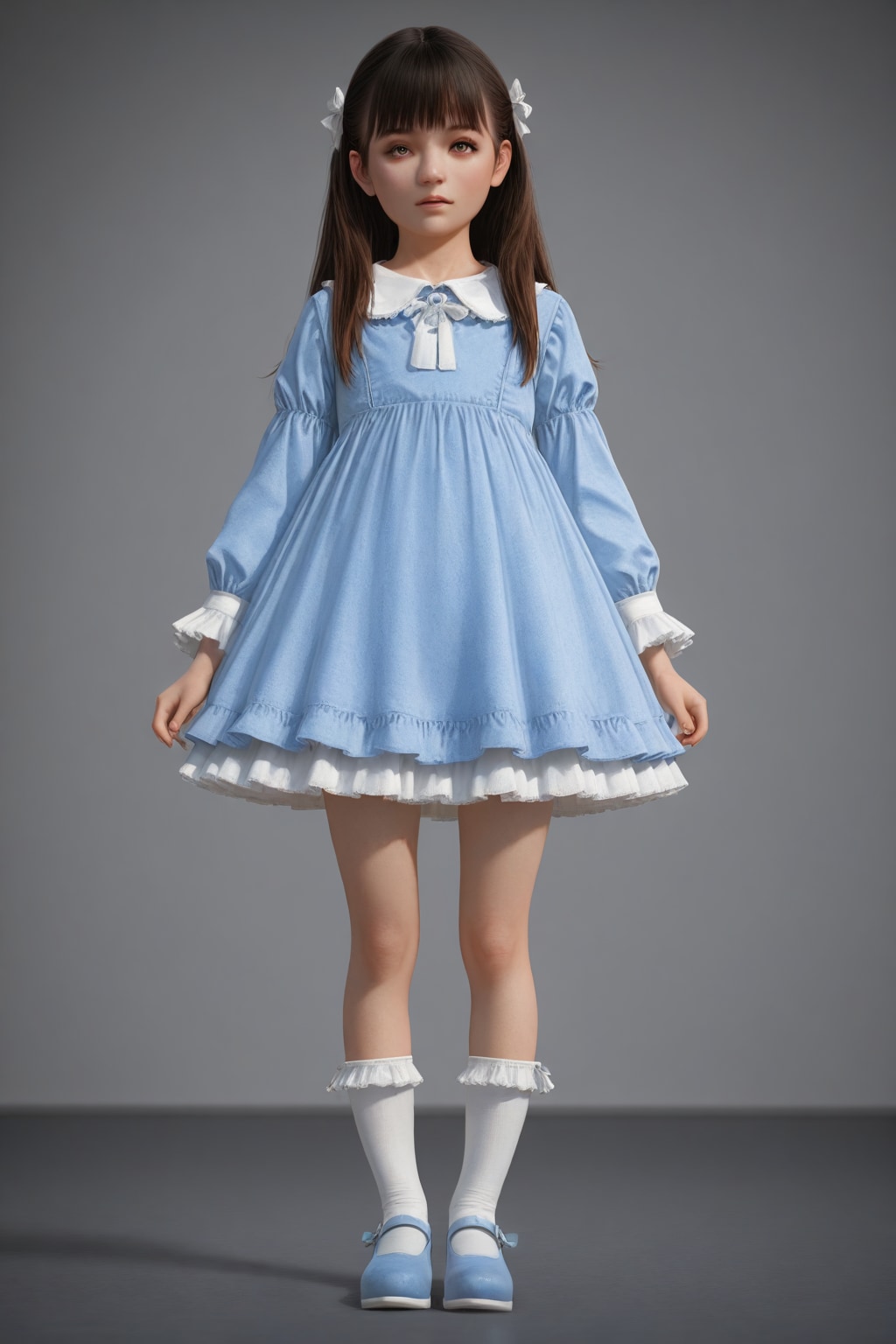 幼女の全身写真