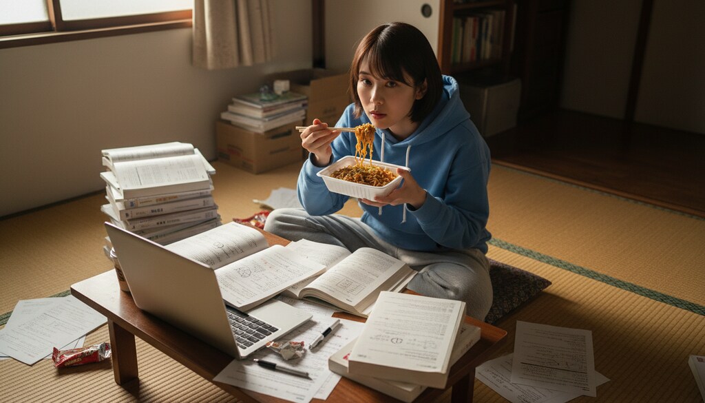 徹夜明けの化学反応