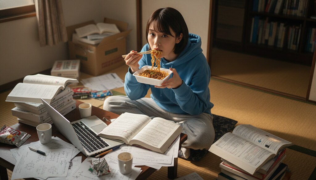 徹夜明けの化学反応