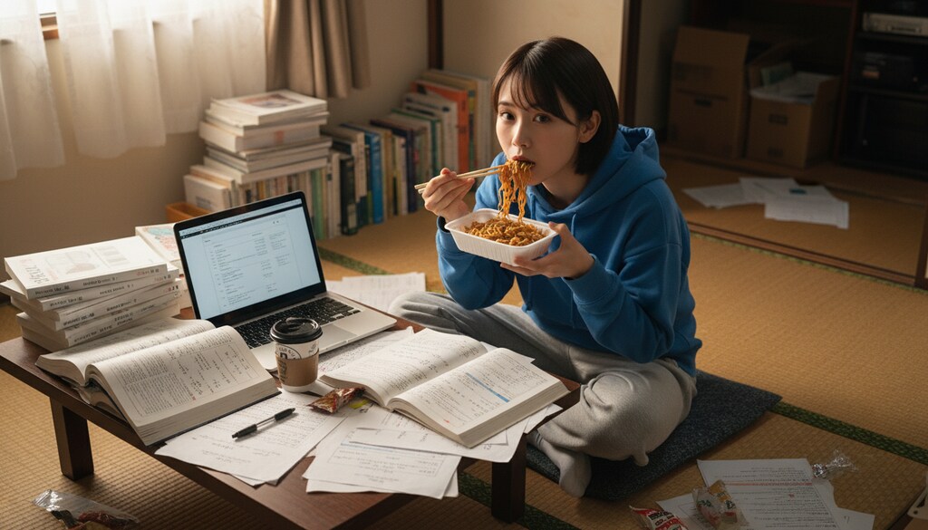 徹夜明けの化学反応