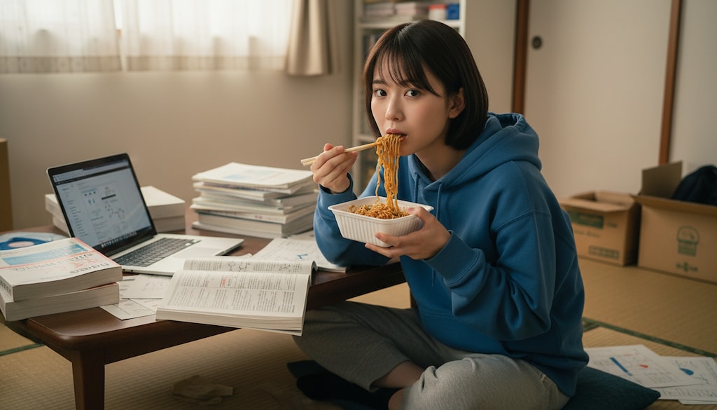 徹夜明けの化学反応