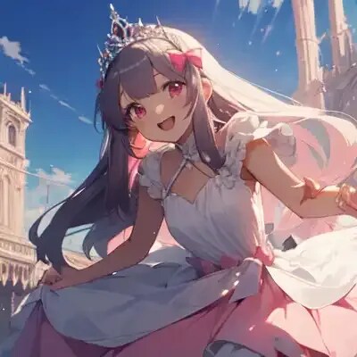 桃ドレスの王女四姉妹長女ユーエ