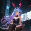 バニーガール×サイバーパンク 3枚目