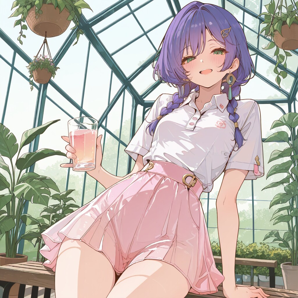 温室にて