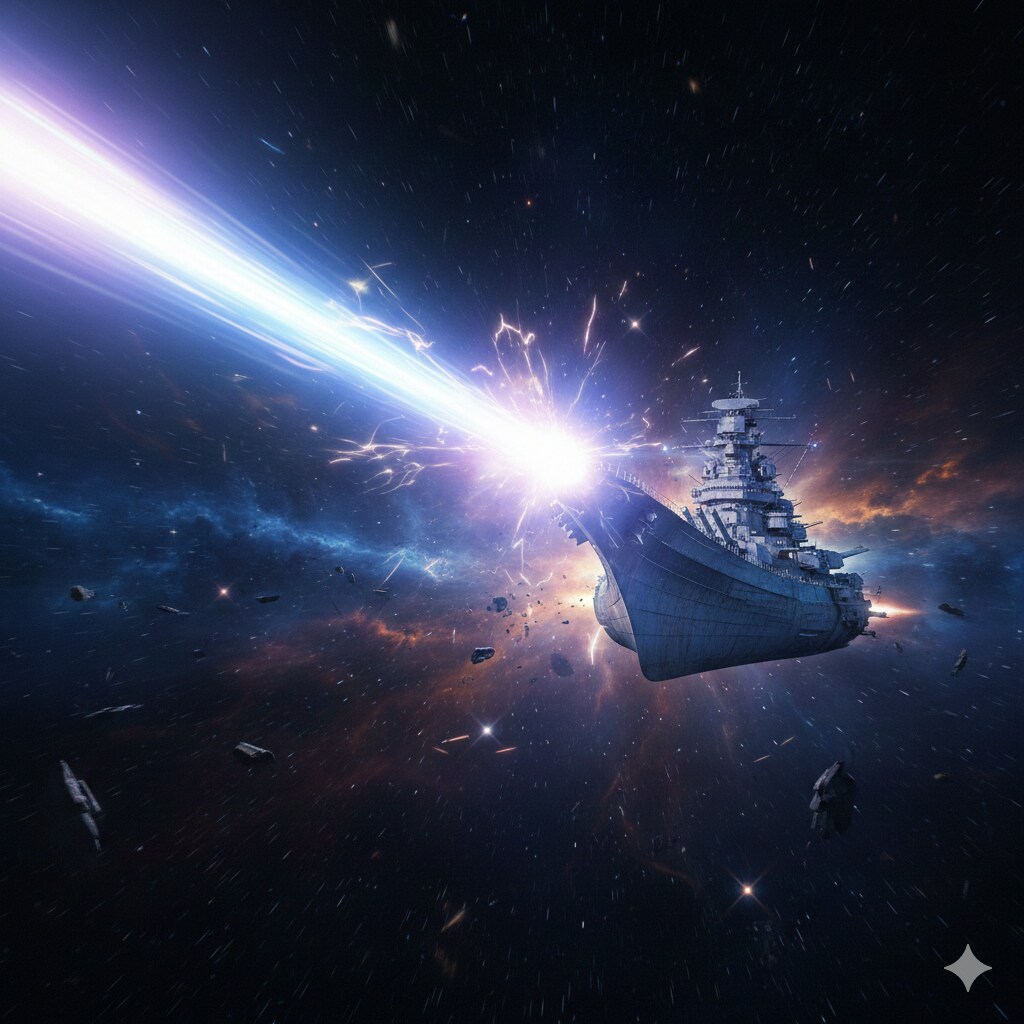 Geminiくんが考えた宇宙戦艦ヤマトの波動砲！