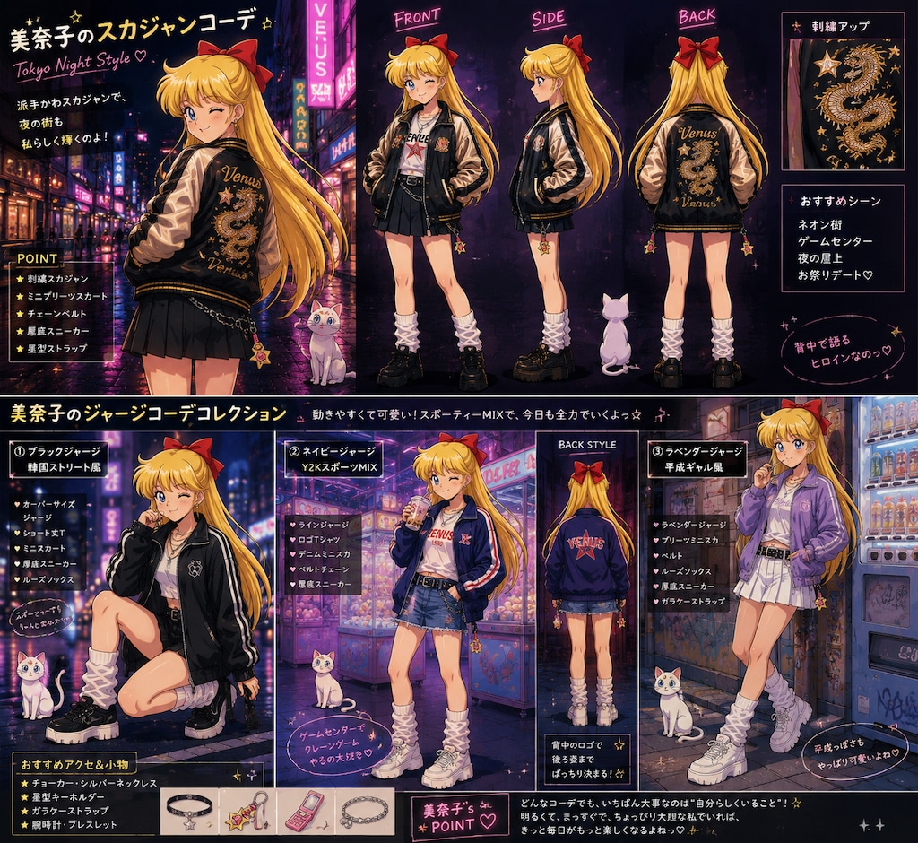 愛野美奈子のコーディネートコレクション