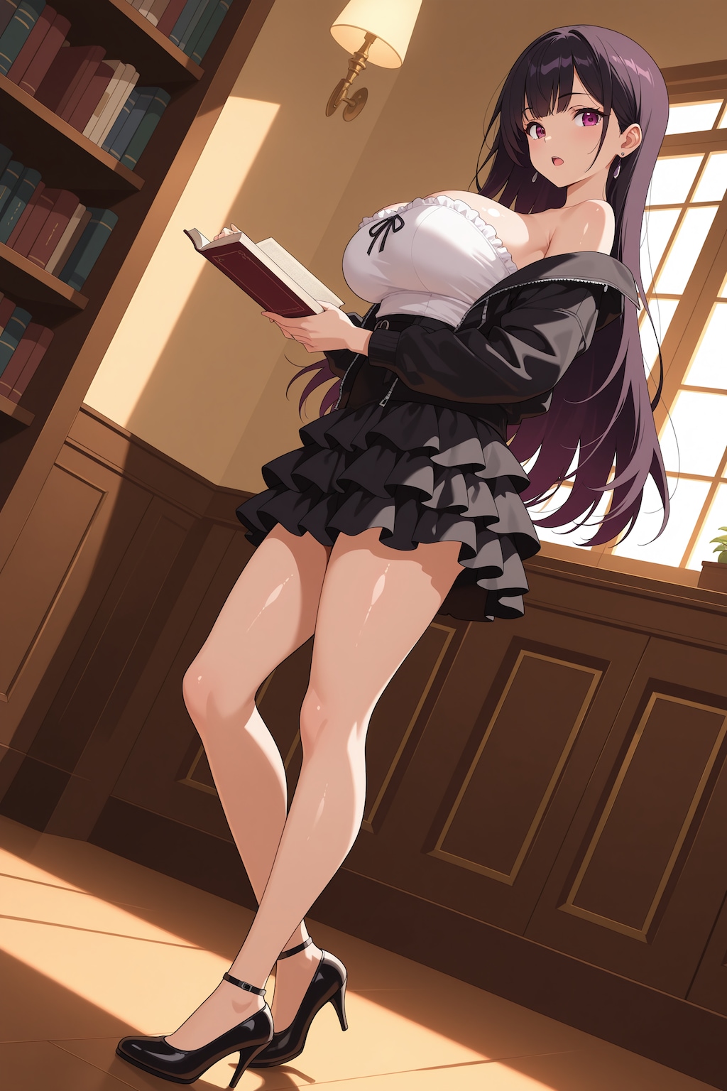 書斎の涼音さん