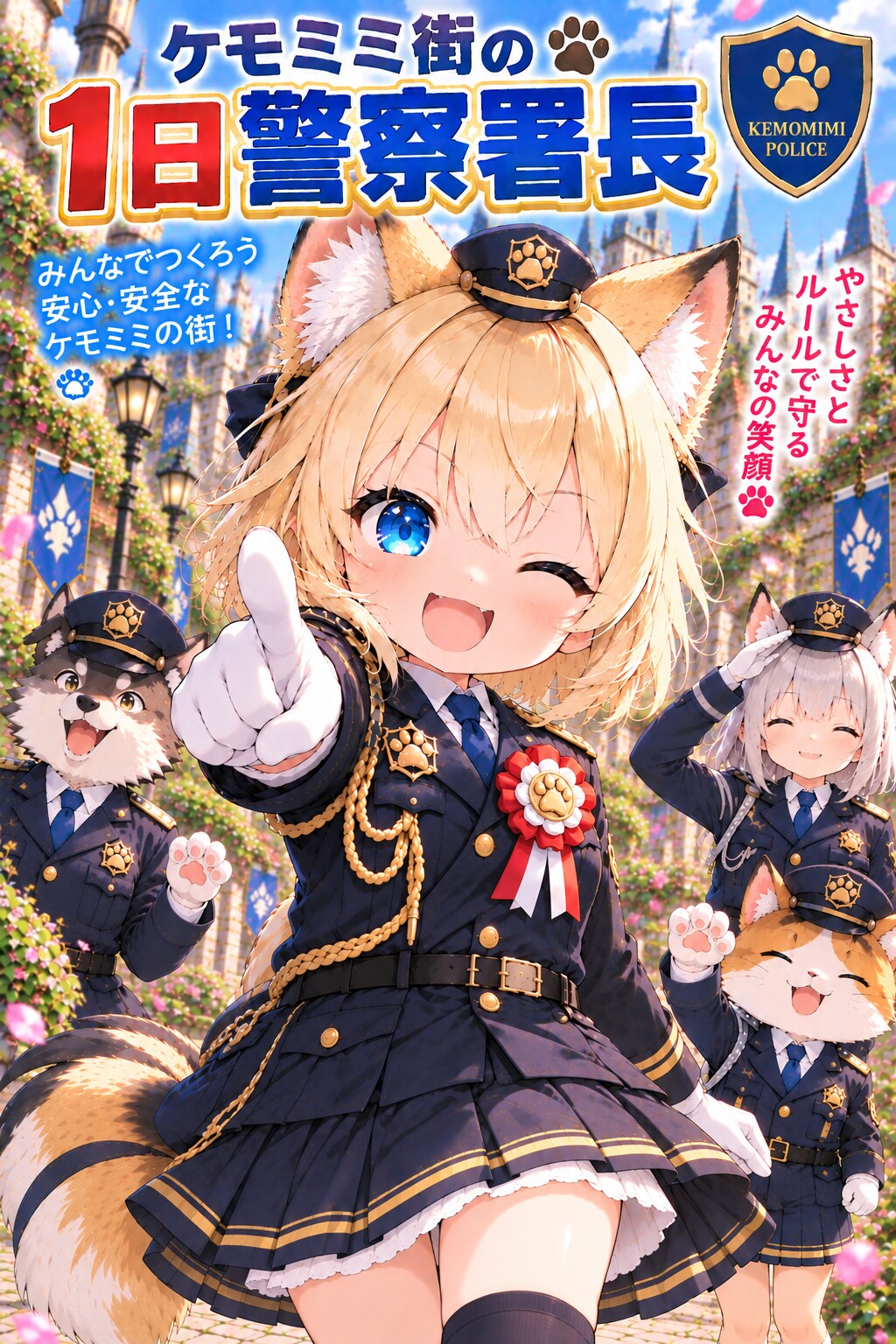 1日警察署長🚨 | の人気AIイラスト・グラビア