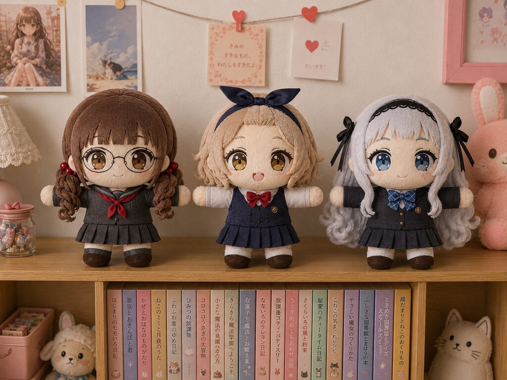 手繋ぎぷいぐるみ