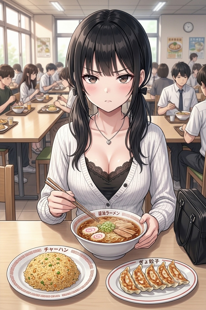 【マイ】レポートを手伝ったお礼に学食を奢ってもらう | の人気AIイラスト・グラビア