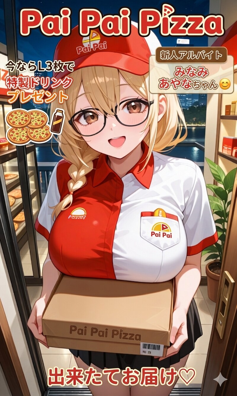 【予告】 看板娘 私のバ先の特典がＨなんです みなみ あやなちゃん編