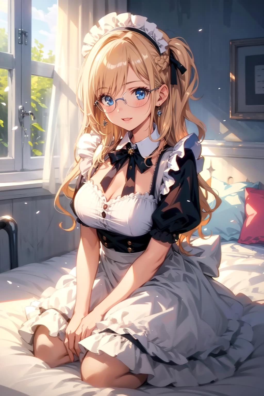 メガネ美少女メイド