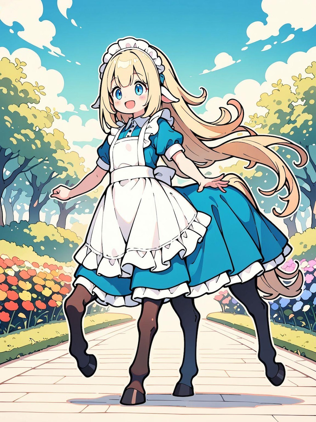 メイド服とケンタウロス