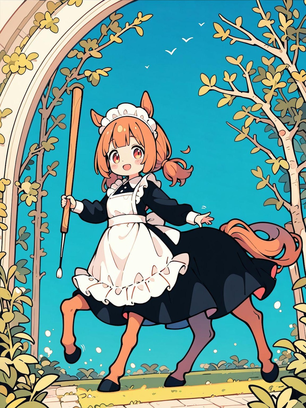 メイド服とケンタウロス