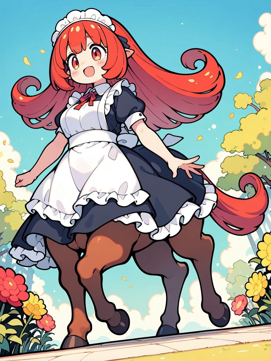 メイド服とケンタウロス