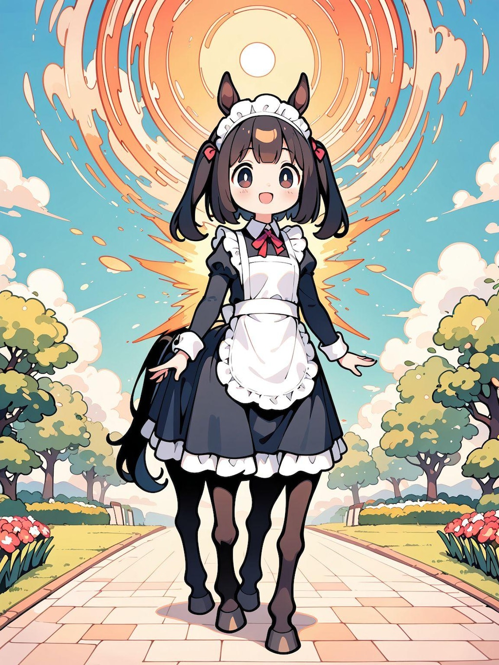 メイド服とケンタウロス