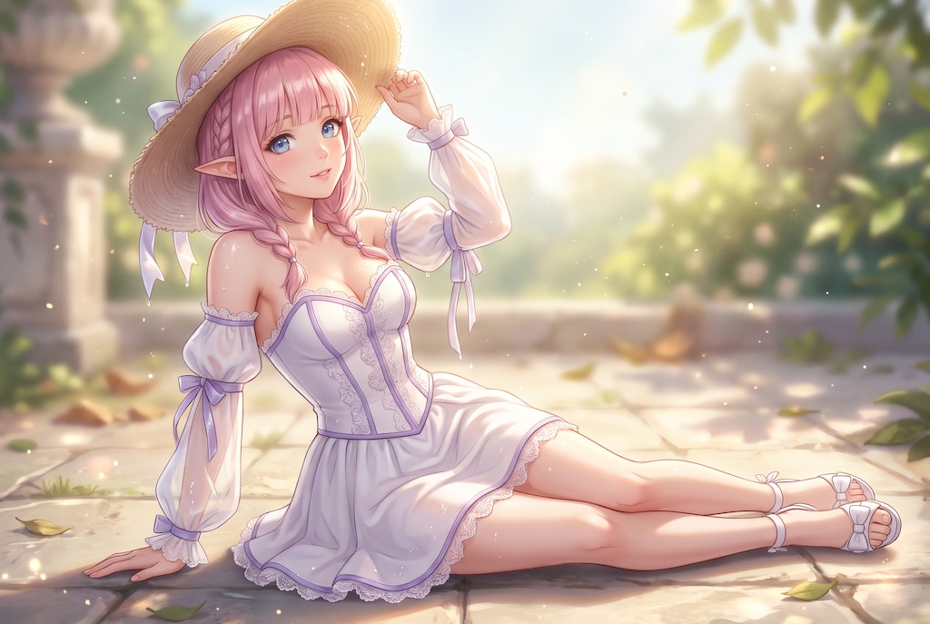 泡花夏帽の微光
