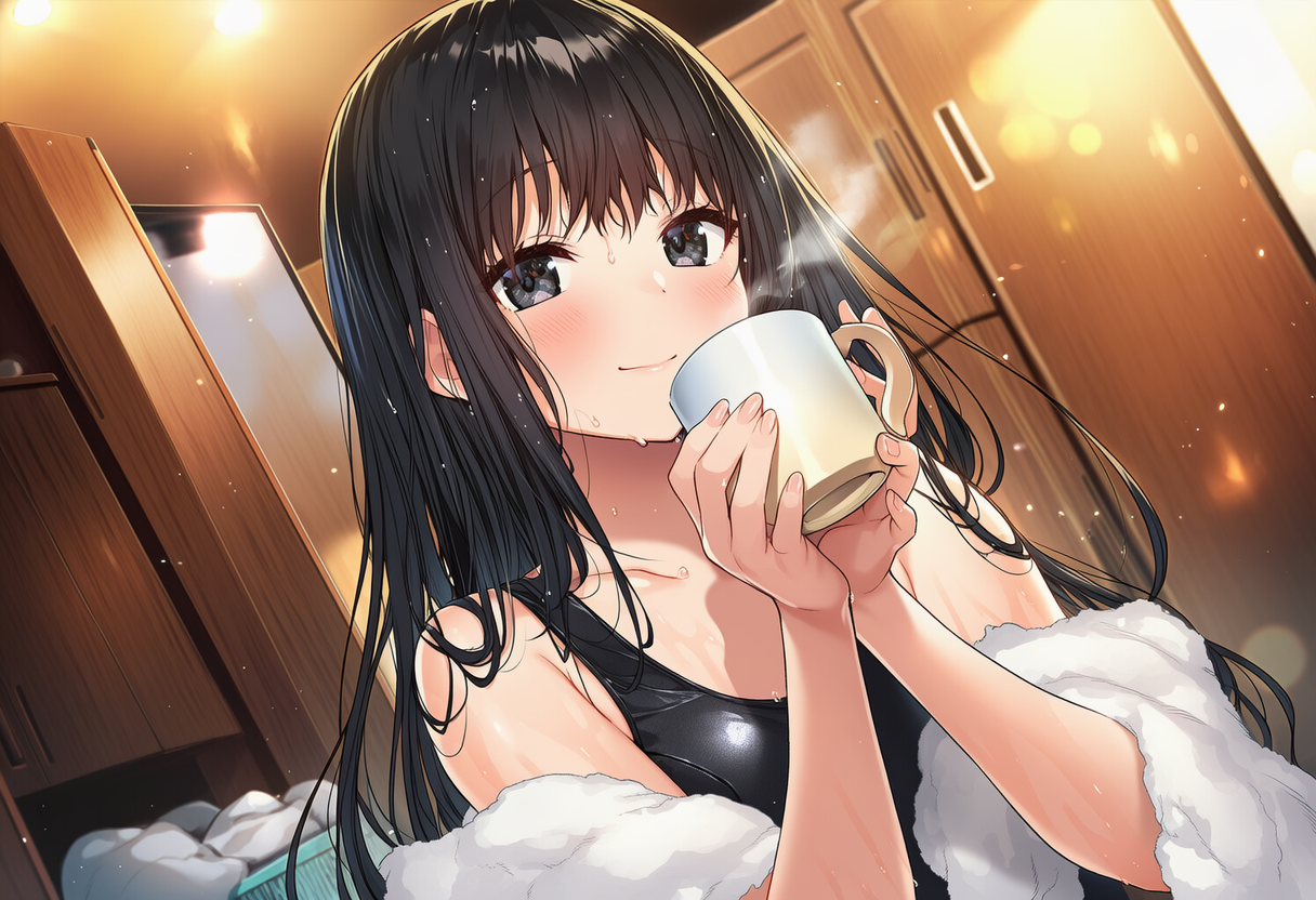 女子高生のお風呂（アフター）