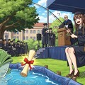 卒業式で釣りをする 8枚目