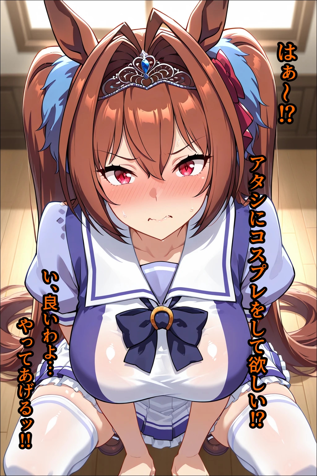 ダイワスカーレット　コスプレ　頼み込み