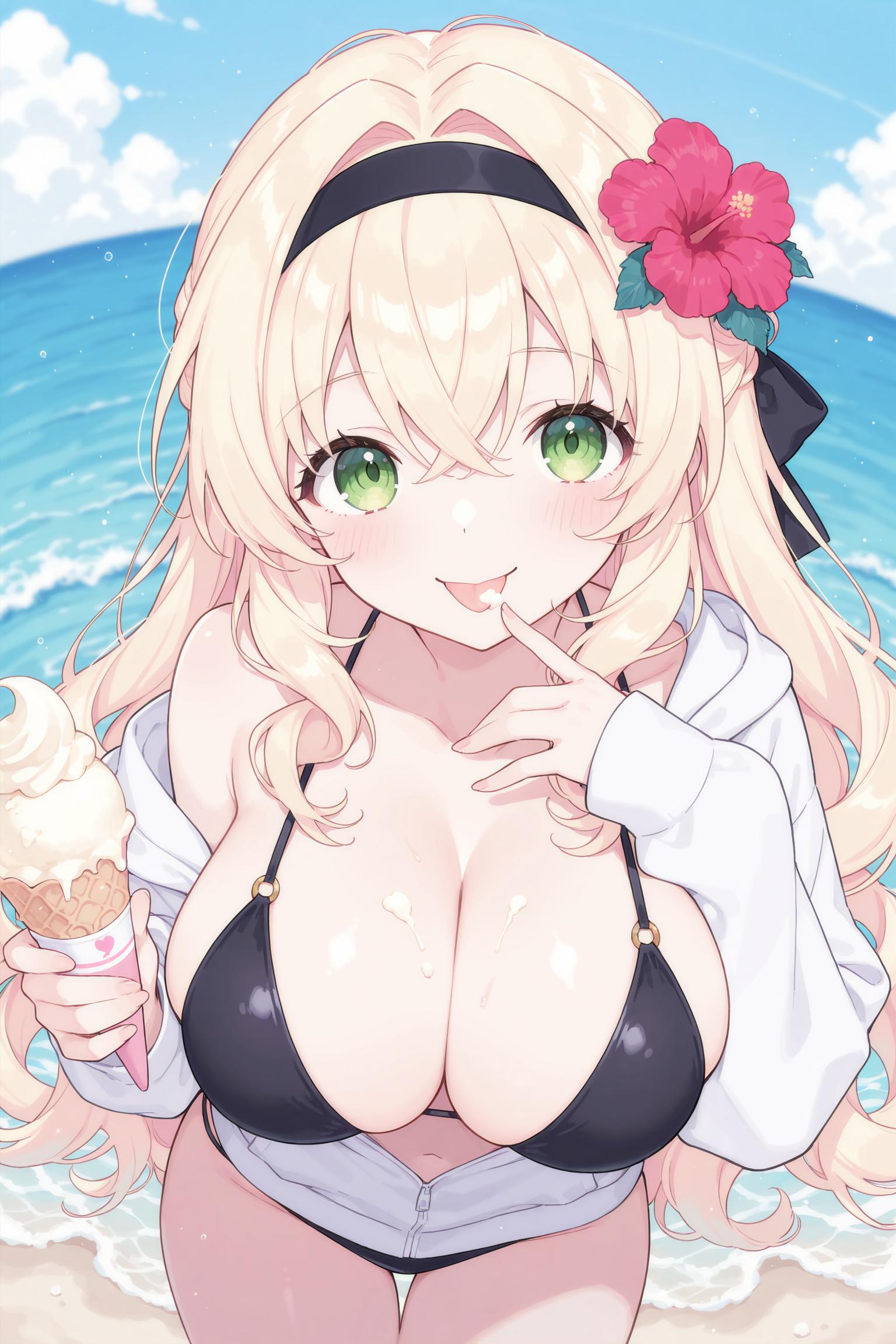 聖女様の水着姿