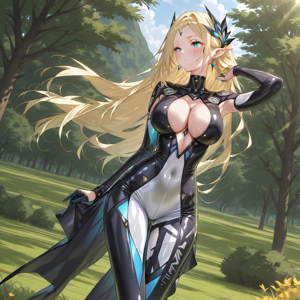 胸が大きい方のエルフ