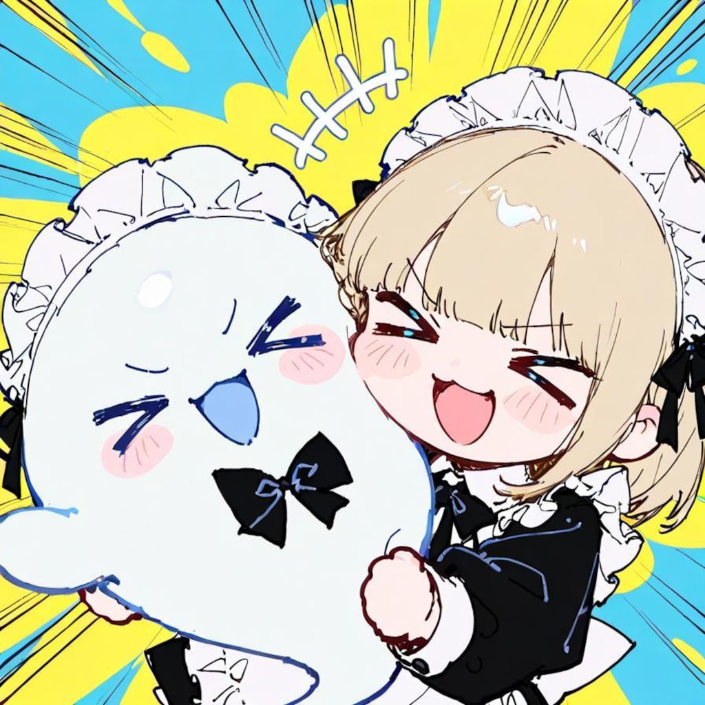 ✨( >ω<)👻✨ひぱーんっ