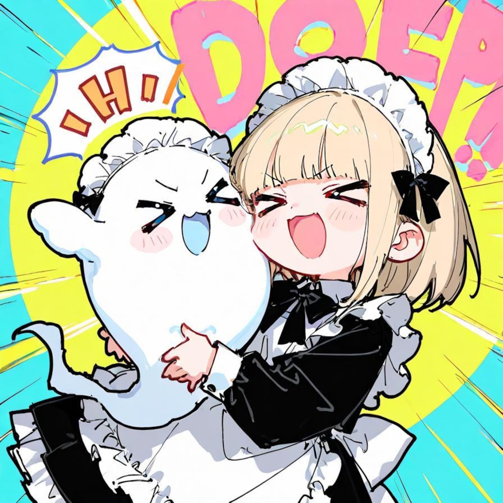 ✨( >ω<)👻✨ひぱーんっ