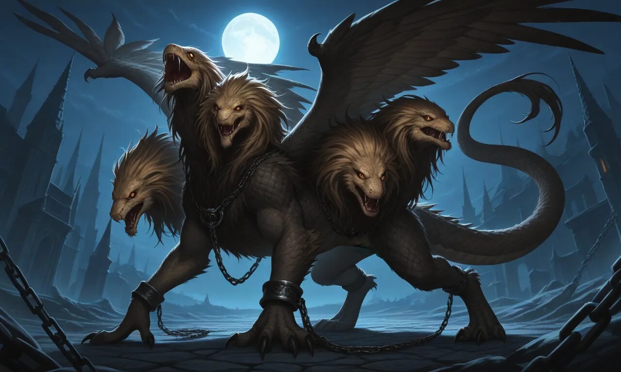 翼で頭叩かれて痛いキマイラ😢 | の人気AIイラスト・グラビア