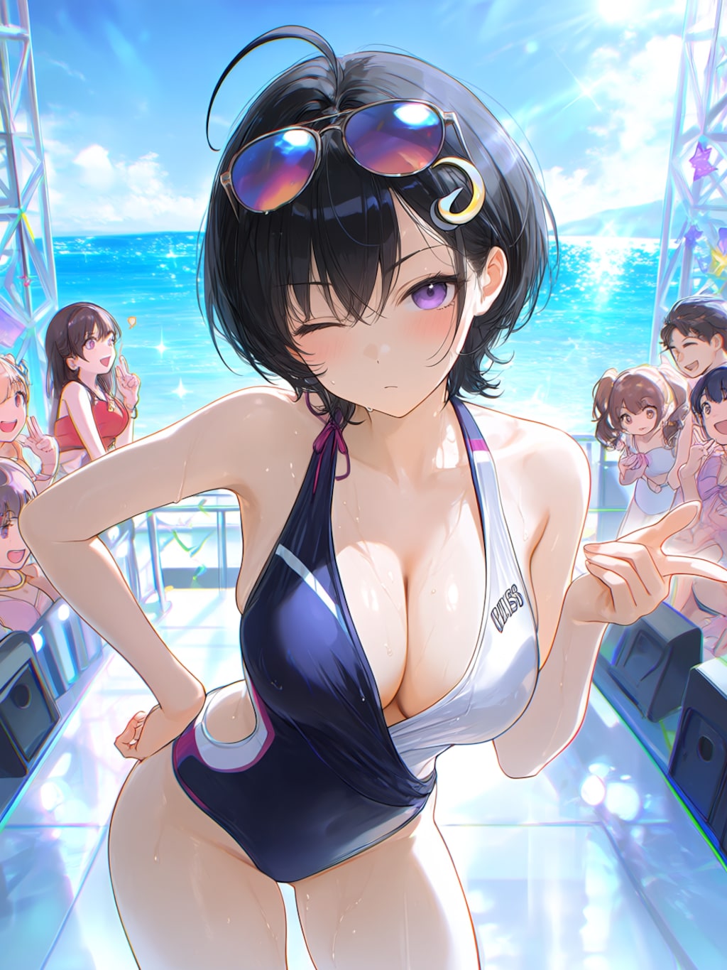 うちの子・昴　夏の海フェスで