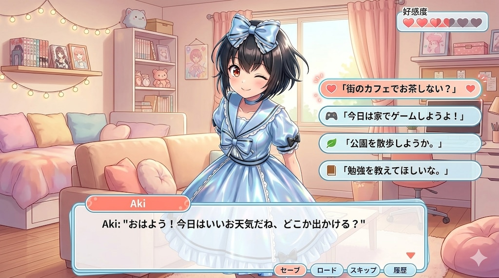 恋愛シュミレーションゲーム　ナチュじょ