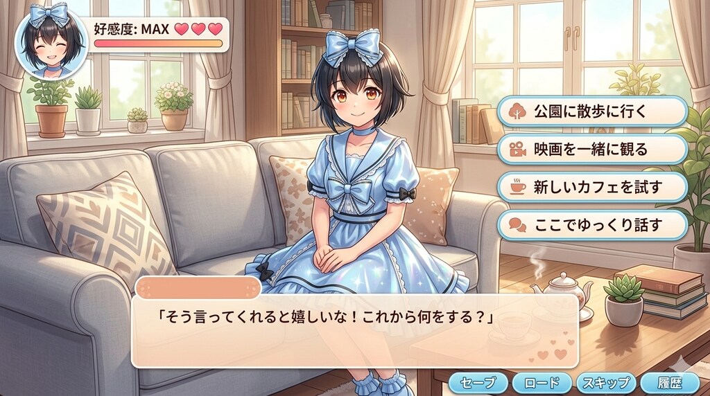 恋愛シュミレーションゲーム　ナチュじょ