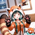 昨日助けてもらったレッサーパンダだよ!君もレッサーパンダにならないかい？_20251012 2枚目