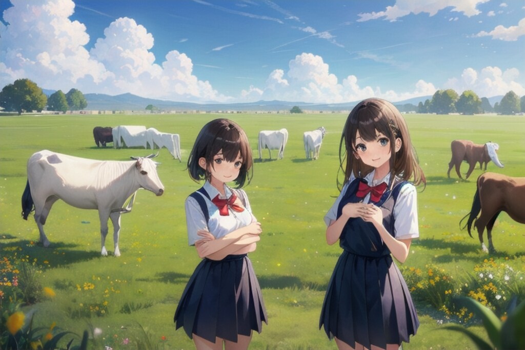 牧場見学に来ました