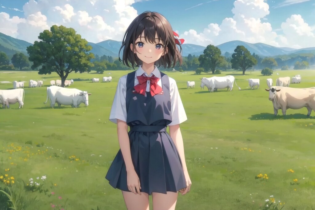 牧場見学に来ました