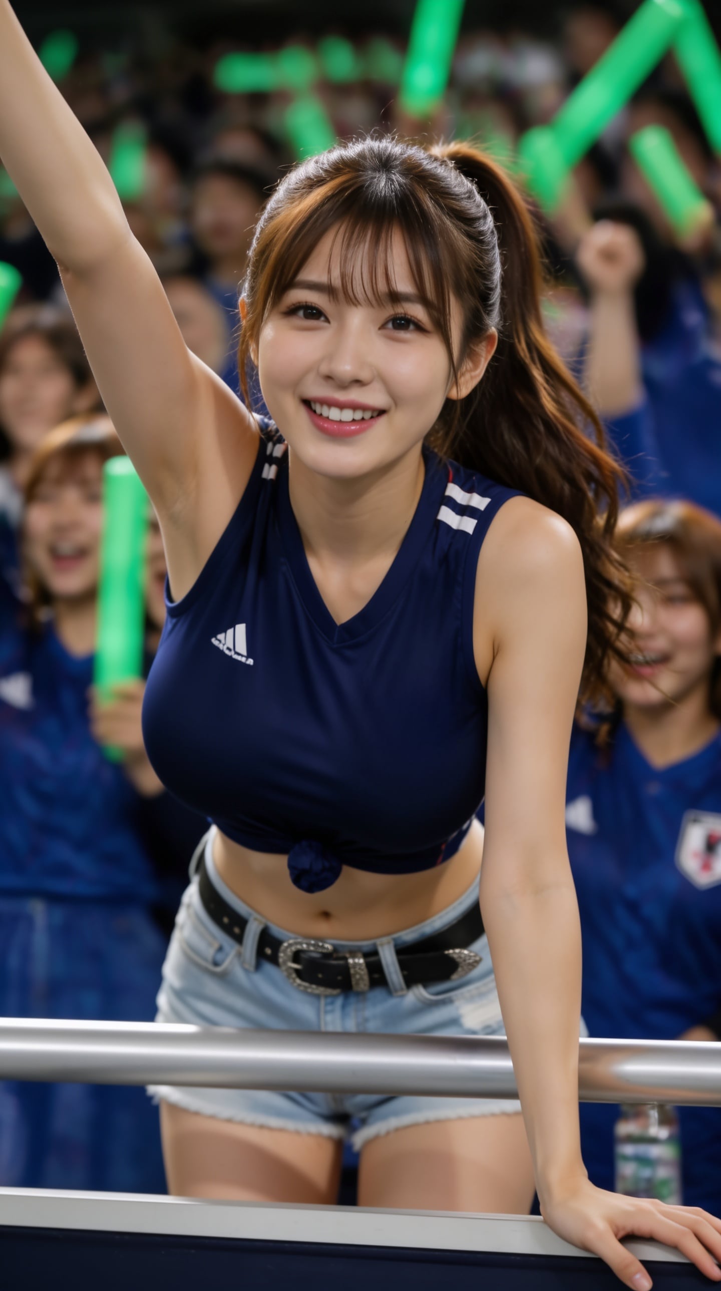 青のユニフォーム、似合ってるかな？