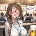 家族には決して見せられない酒癖の悪い忘年会りえさん 2枚目
