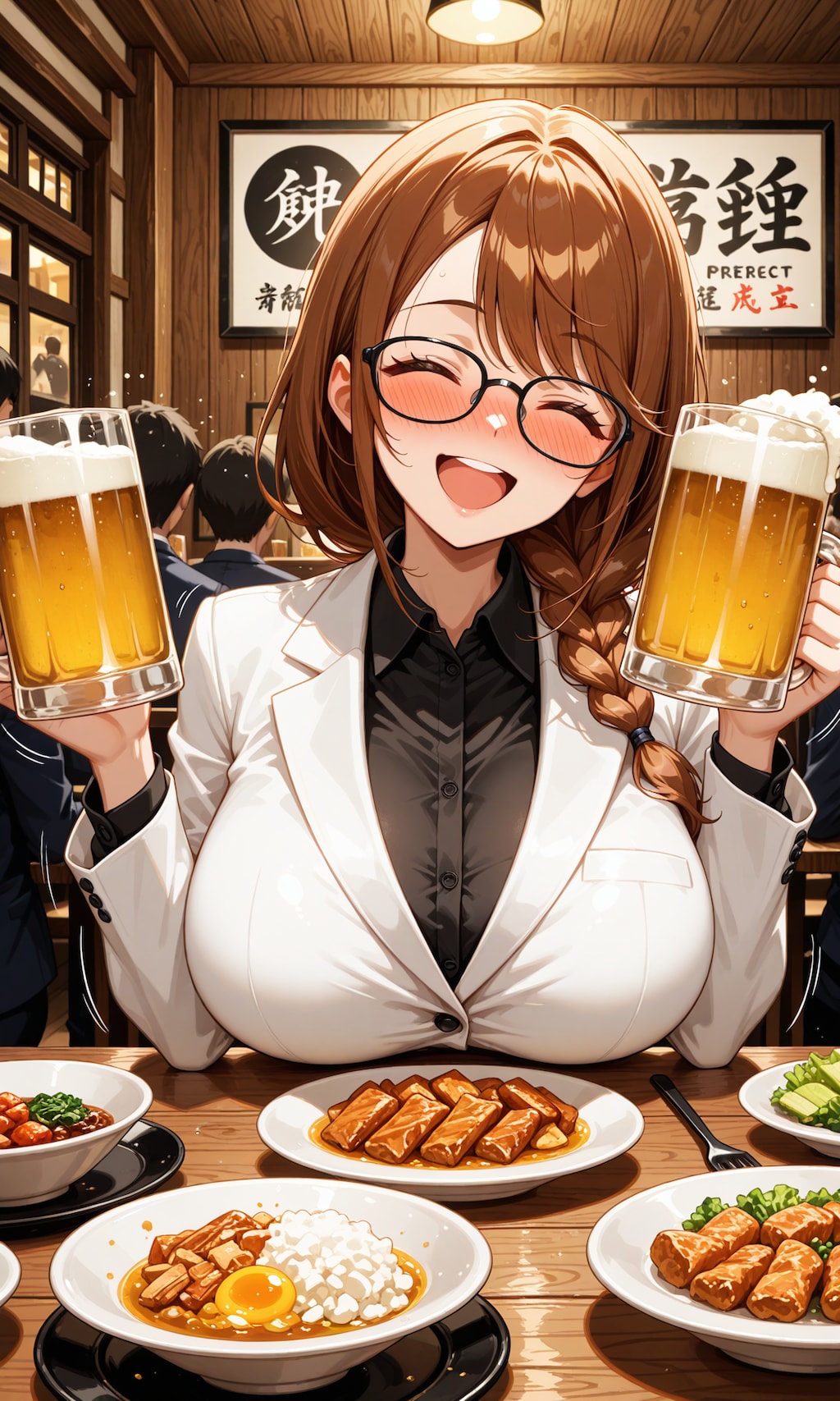 家族には決して見せられない酒癖の悪い忘年会りえさん