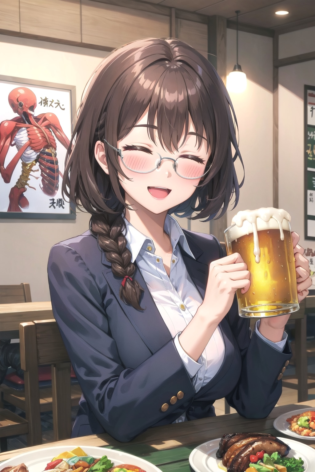 家族には決して見せられない酒癖の悪い忘年会りえさん