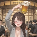 家族には決して見せられない酒癖の悪い忘年会りえさん 6枚目